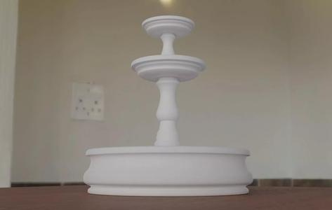 Fountain candle holder