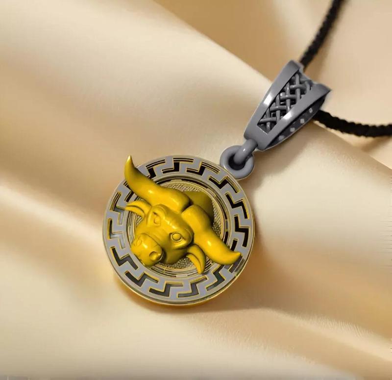 Bull Head Pendant