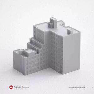 3D Print miniature building RB-US-NY-092