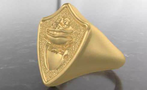 frog signet ring