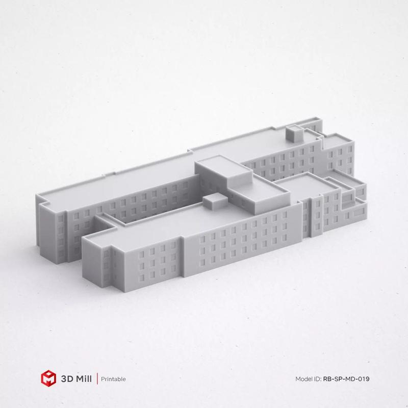 3D Print miniature building RB-SP-MD-019