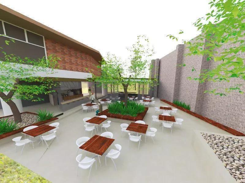 chofeeshop and library outdoor