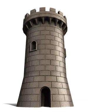 Awesome Castle Tower Miniature perfect for Resin or FDM printing