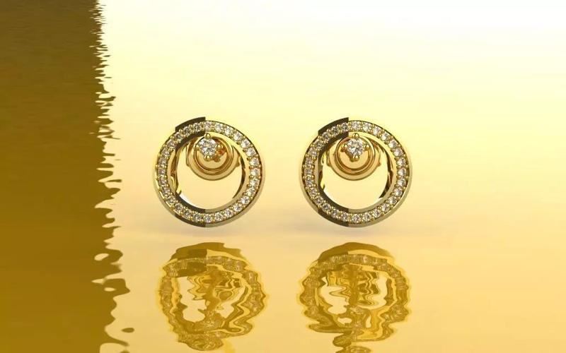 Light Earring - 3D Jewelry - BR-344