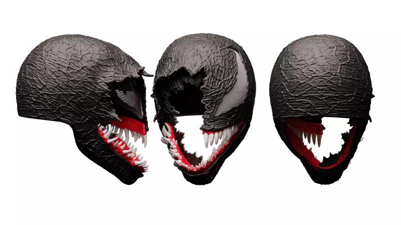 Venom Mask 3D Printable Cosplay Helmet