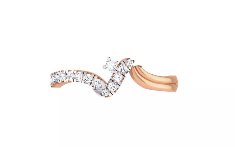 Ultra light wt Women Ring 3dm stl renders details