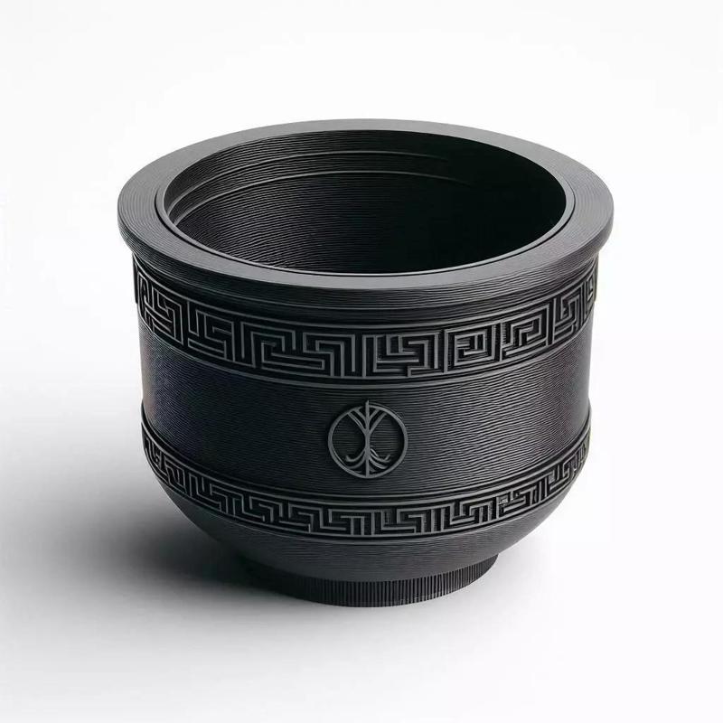 Modern 3D Printed Minimalist Vornio Style Plant Pot Holder