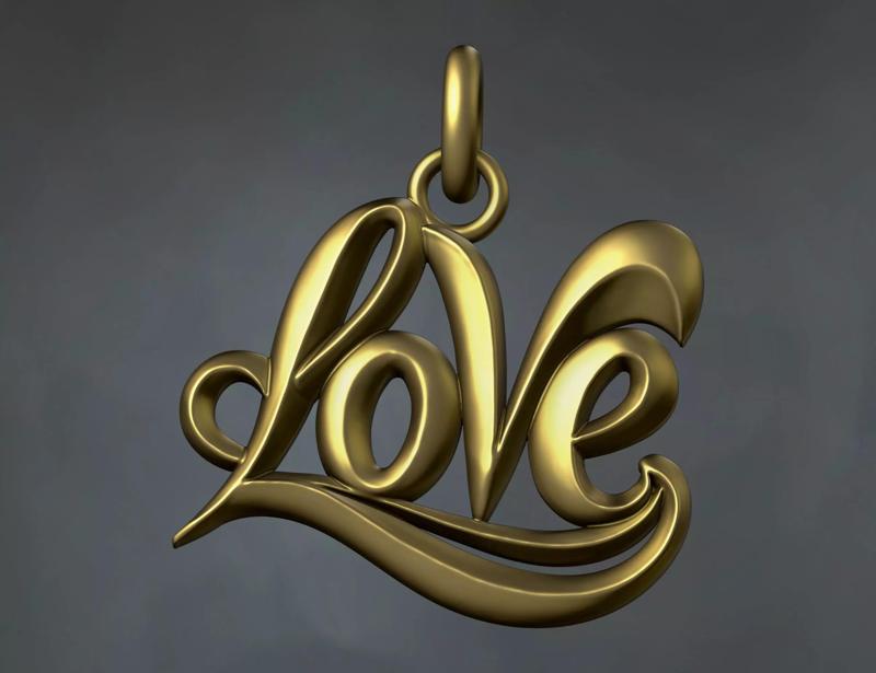 Love Pendant Jewelry