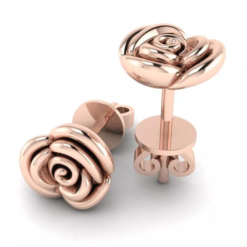 Rose Stud Earring