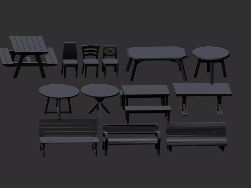 Set of furnitures