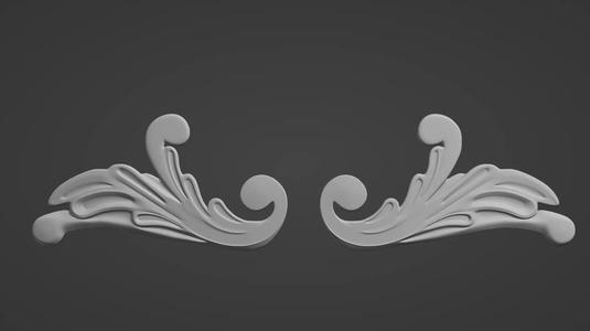 carving decoration element