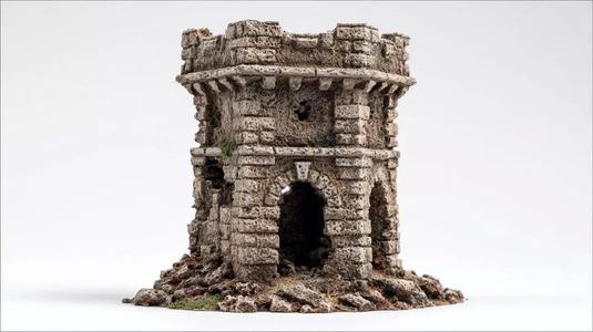 Old Ruin Castle Tower - Perfect for Wargaming 3D print