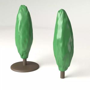 Printable cypress tree for architecture props