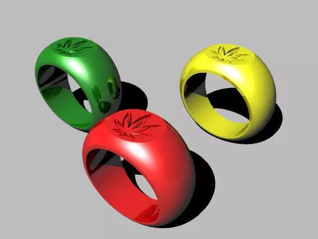 cannabis themed jewelry ring