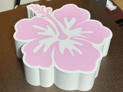 Hibiscus flower jewelry box