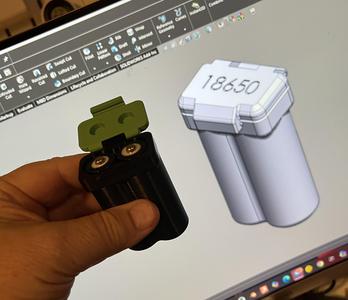 18650 Battery Storage Case