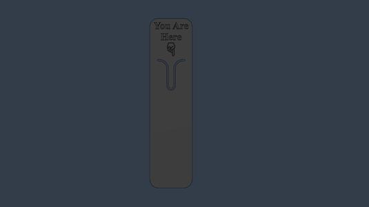 "You Are Here" Bookmark
