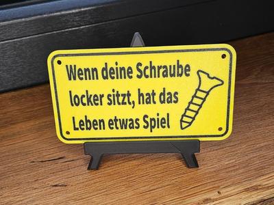 Funny Sign If your screw...