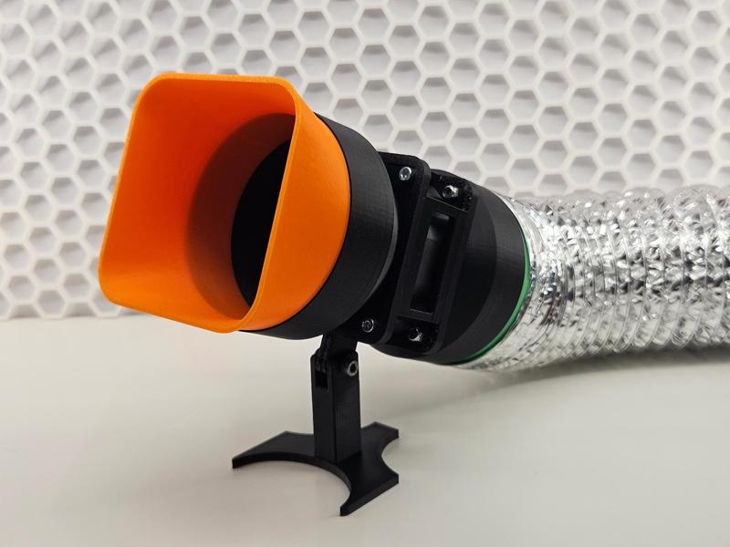 Solder Fume Exhaust Fan 80mm to 100mm duct / tube