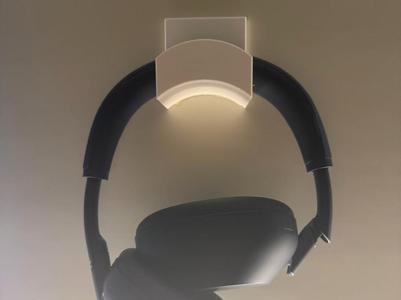 No-Drill/Nail-Free Headphone Hook (Nano Adhesive Fixed)