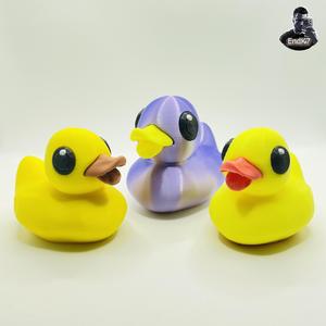 Rubber Duck  - Bottle Opener & Figurine  - movable beak - separated Parts