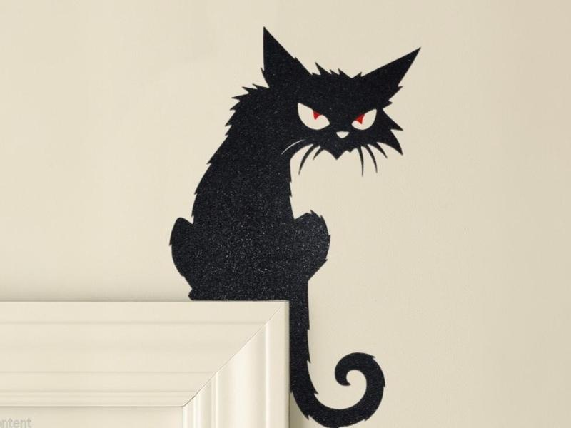 halloween red eye cat 