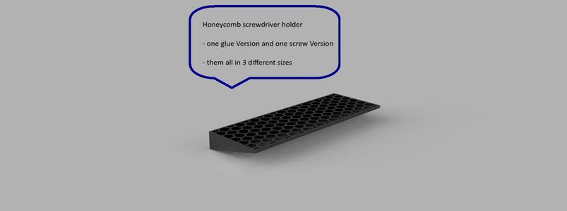 honeycomb screw driver holder