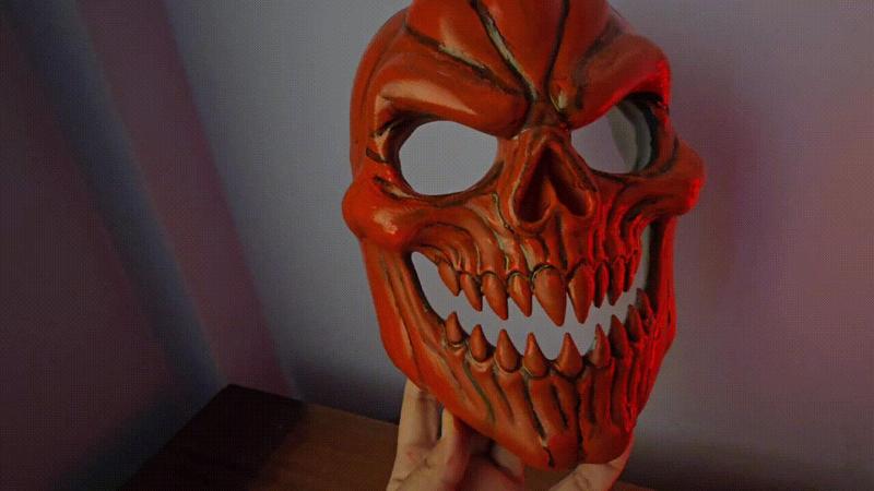 Pumpkin Skull Mask