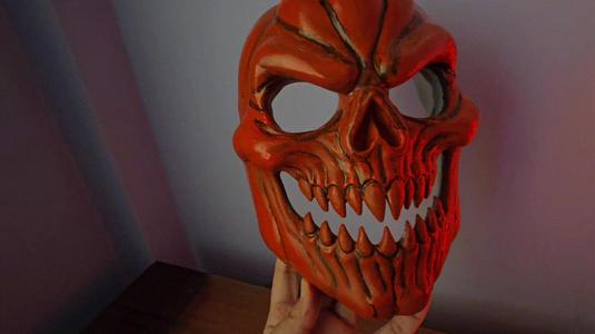 Pumpkin Skull Mask
