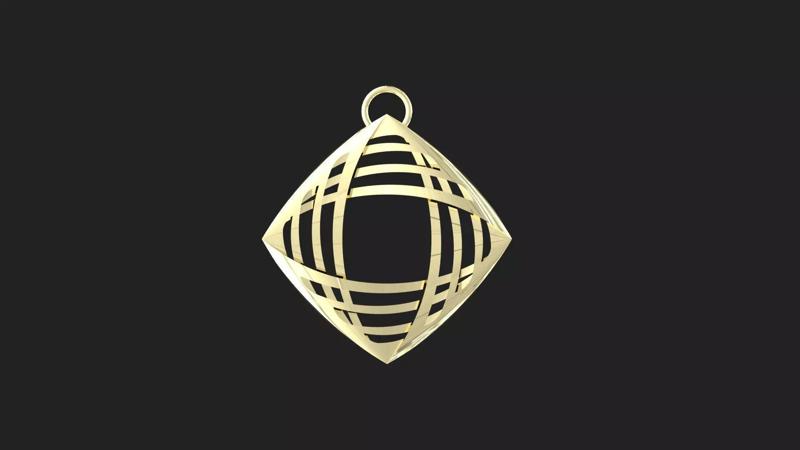 rhombus pendant