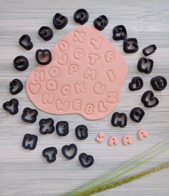 SET CORTANTE ABECEDARIO LETRAS ALFABETO COOKIE