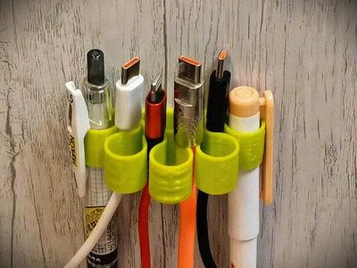 Cable Organizer & Desk-Side Pen Holder