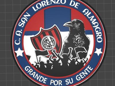Logo for pint, glass, mate. San Lorenzo de Almagro