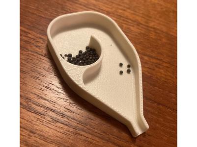 Seed dispenser  for rockwool cubes