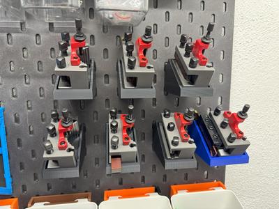 Storage Quick Release Holder Size AB for Ikea Skadis