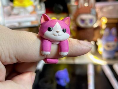 "Hug Cat" Trendy Ring - If you love me, please hug me! Only 6g little cutie!