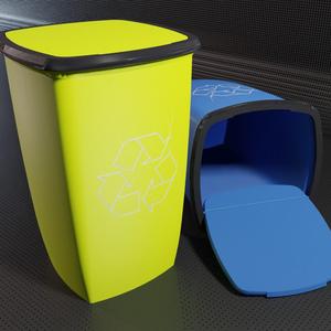 Desk garbage can | Spiral Vase