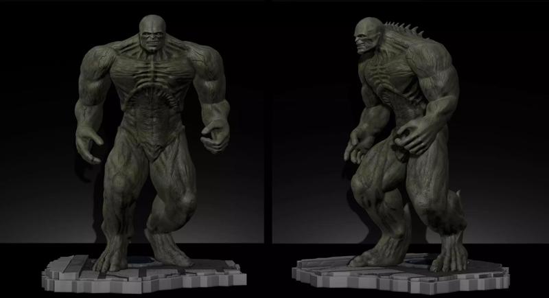 Abomination The incredible Hulk 2008 File STL for 3D Printer