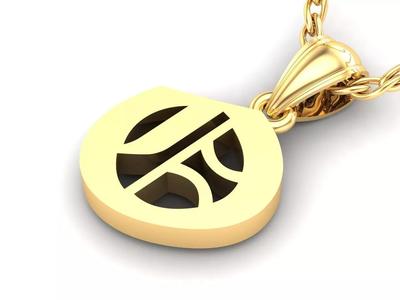 Letter O Pendant Version 6