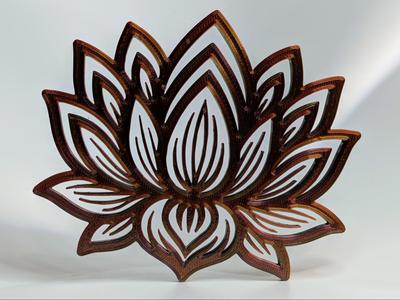 Elegant Lotus Flower Coaster