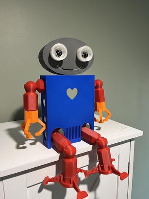 Bolt and Nut Robot Building Toy