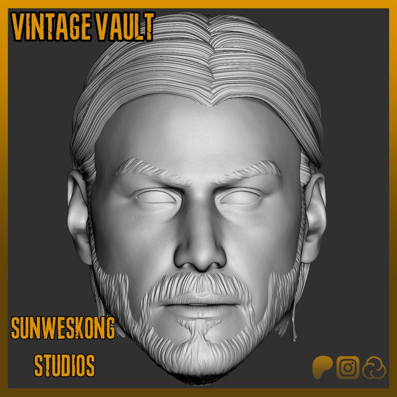 John Wick 1 Headsculpt Pack