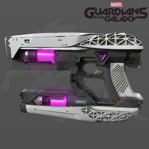 Star Lord Element Gun from Marvel's Guardians of the Galaxy for cosplay 3d model