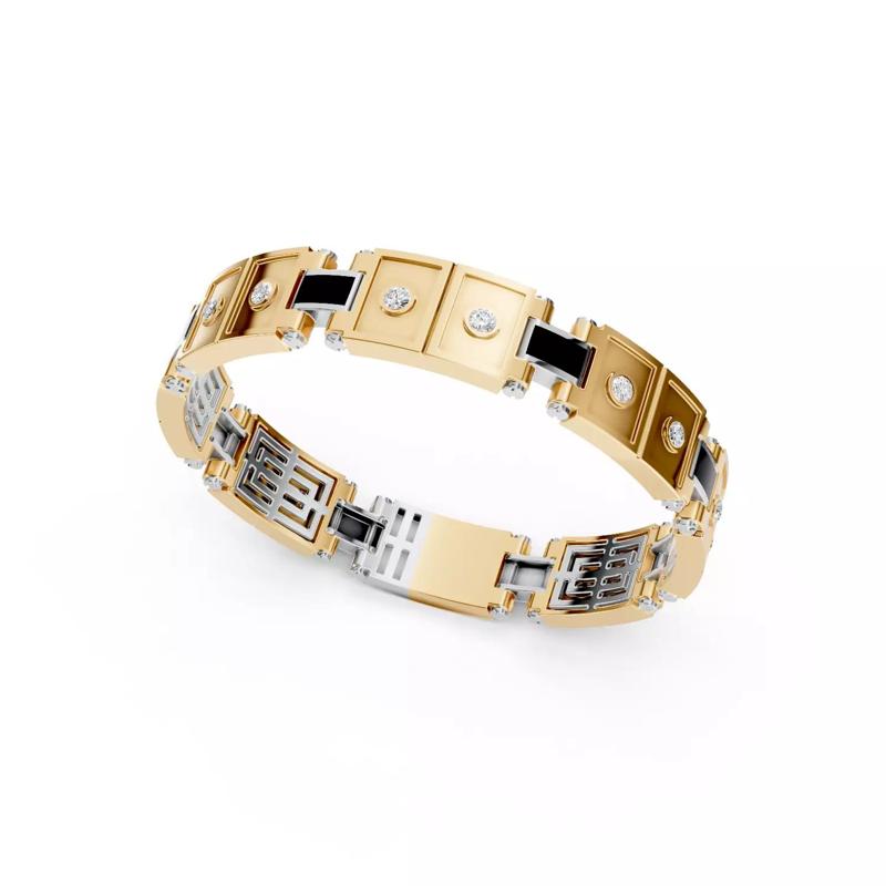 Diamond Enamel Bracelet
