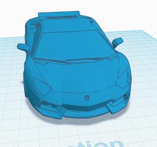 lamborghini aventador avec élerons