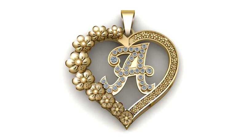 Gold Heart Pendant