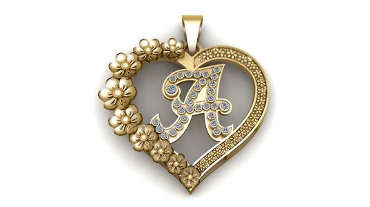 Gold Heart Pendant