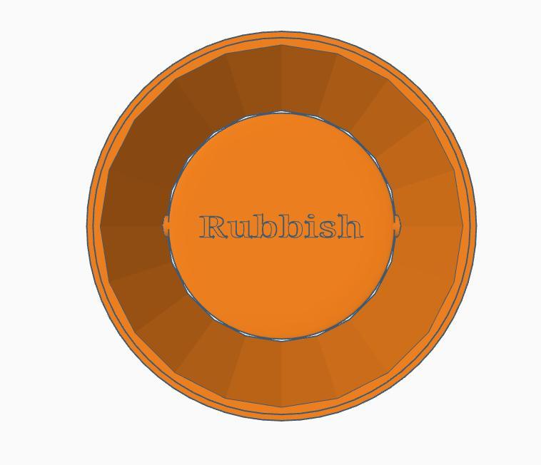 rubbish bin