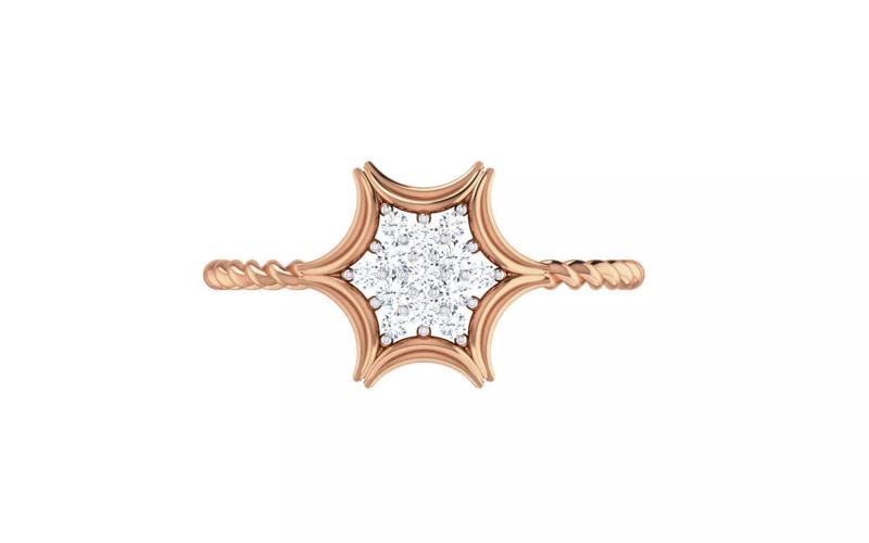 Ultra light wt Women Ring 3dm stl renders details