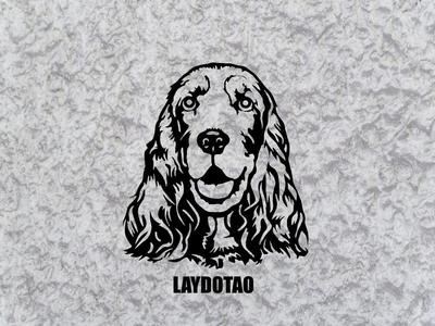 English cocker spaniel dog wall mural wall decorations